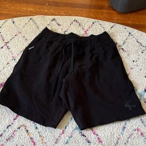 Athletic Black Men's Shorts